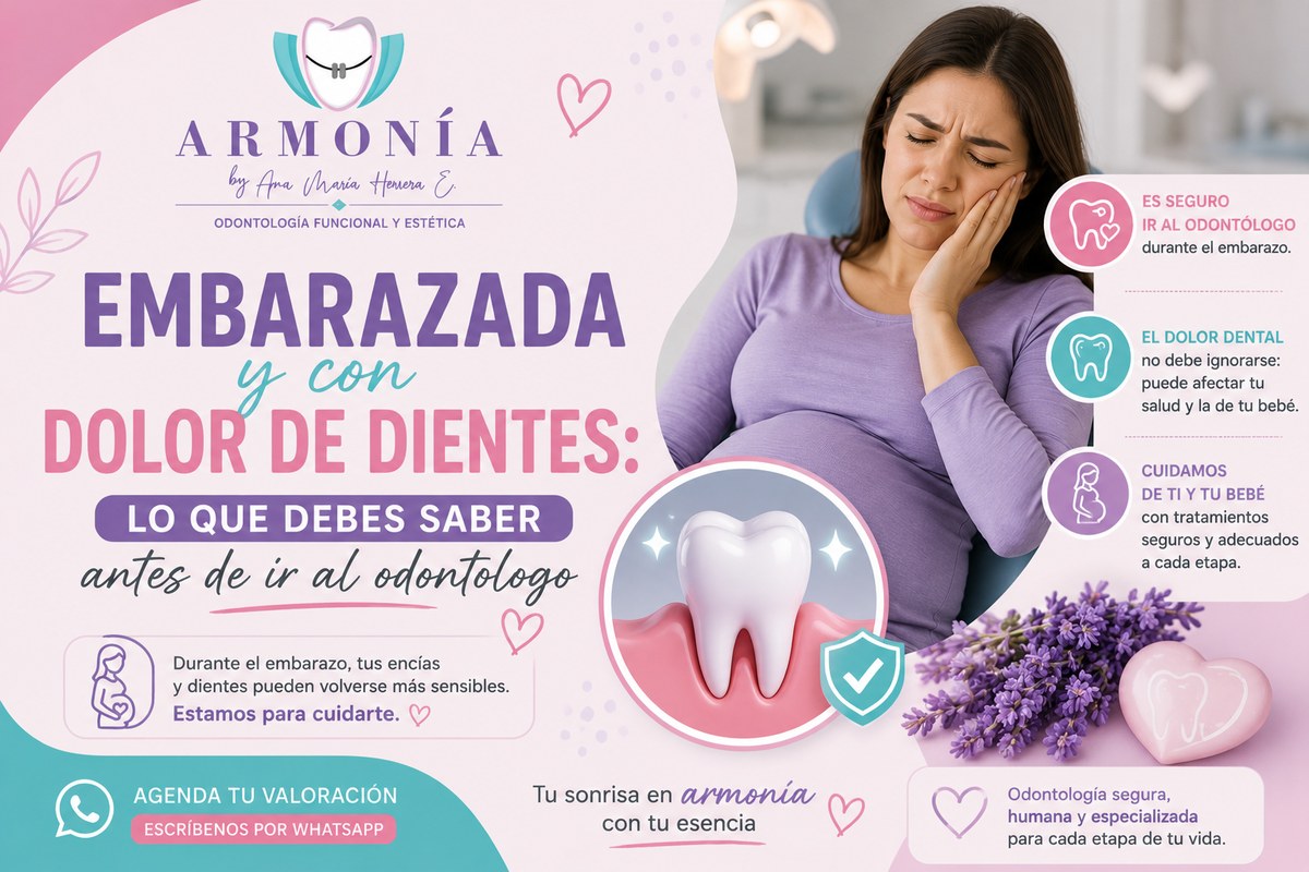 Embarazada y con dolor de dientes — Armonía by Ana María Herrera, Neiva, Huila