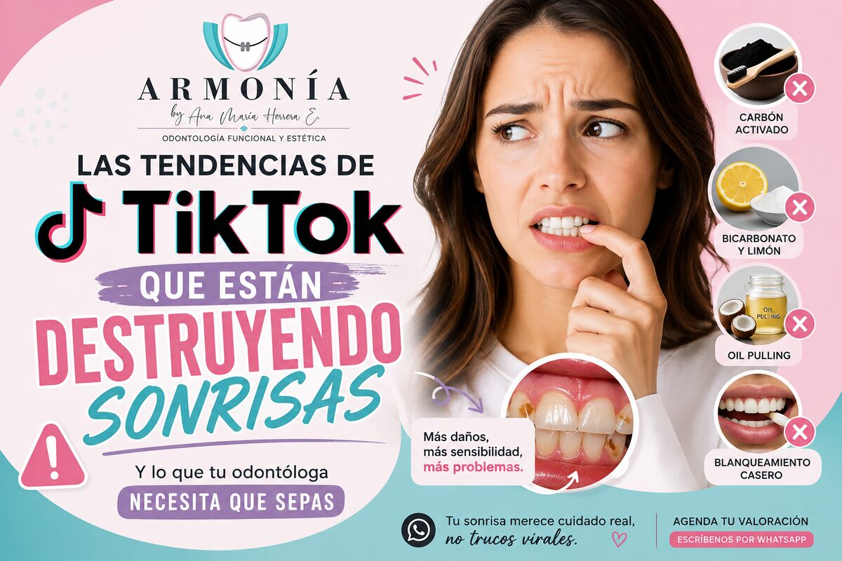 Las tendencias de TikTok que están dañando sonrisas — Armonía