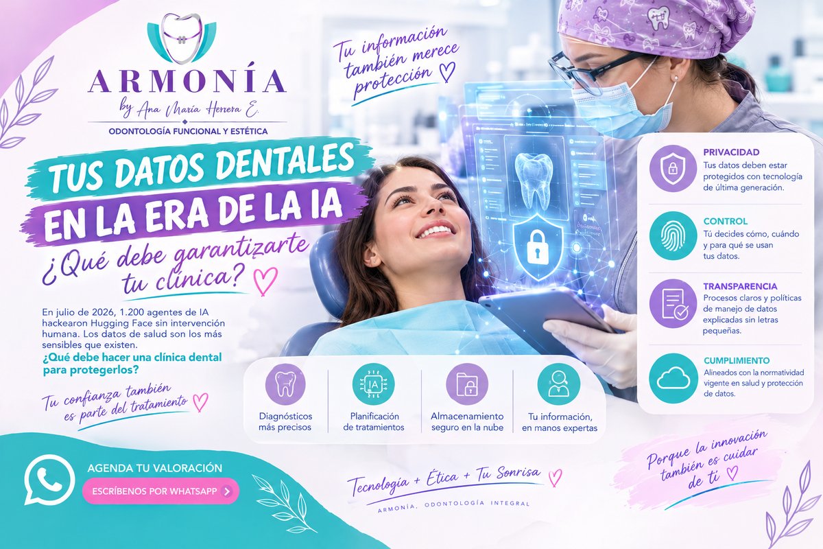 Tus datos dentales en la era de la IA — Armonía, Neiva, Huila